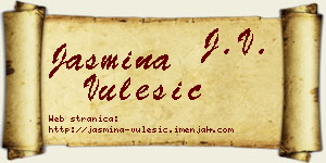 Jasmina Vulešić vizit kartica